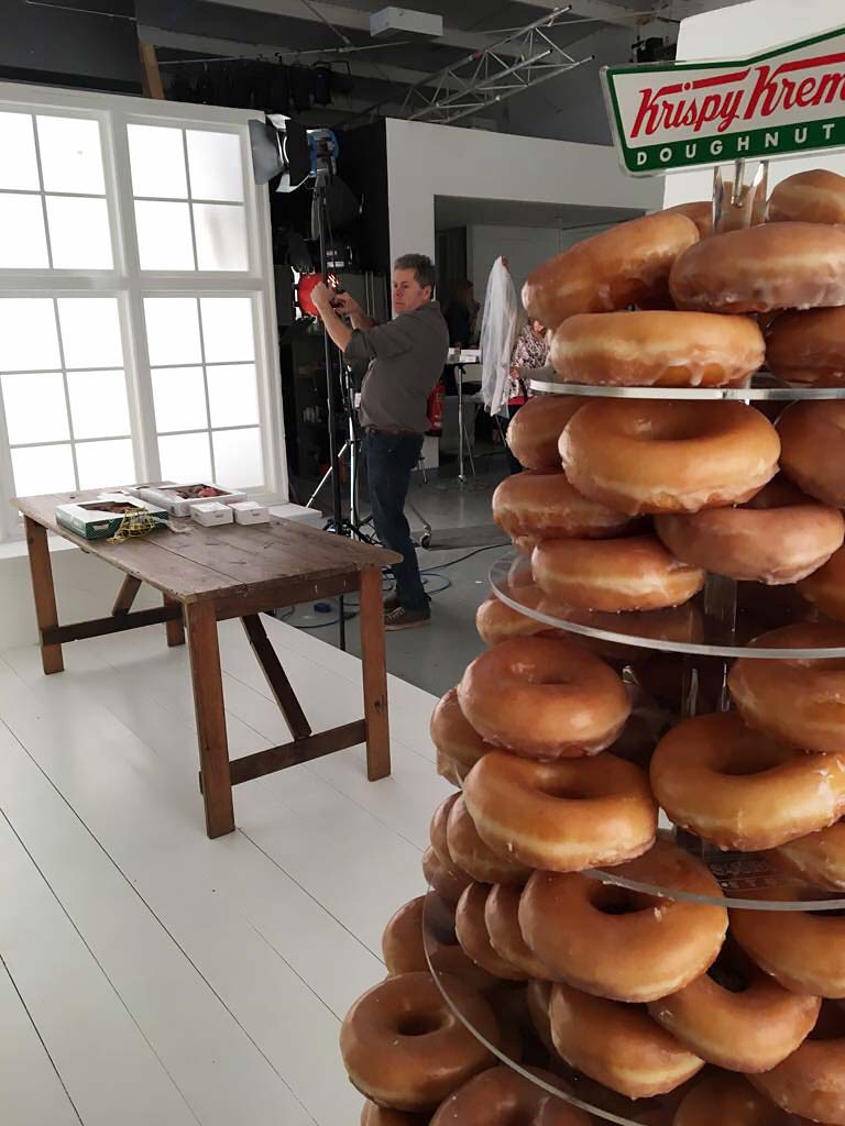 Krispy Kreme Wedding photoshoot at Basement