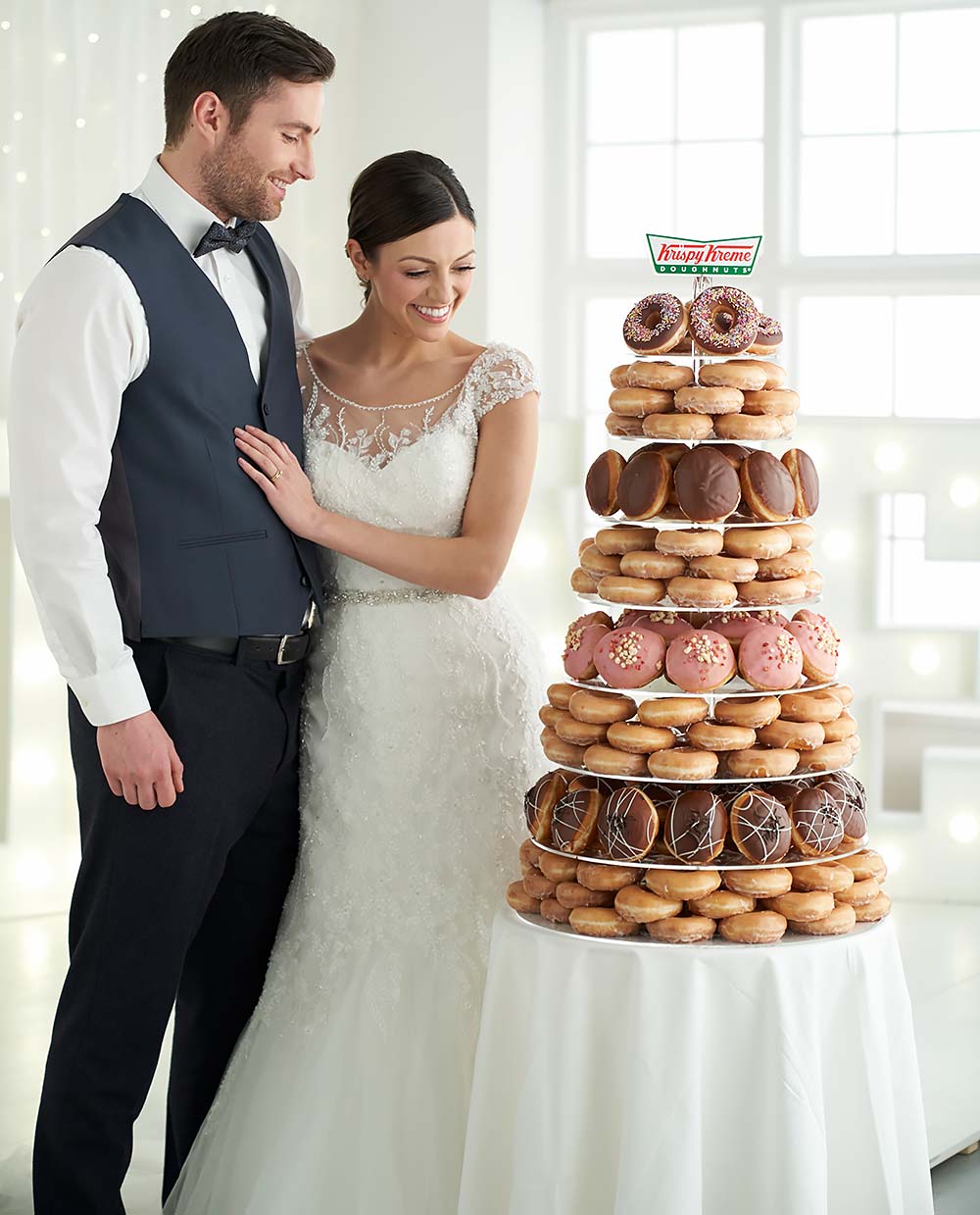Krispy Kreme Wedding photoshoot at Basement